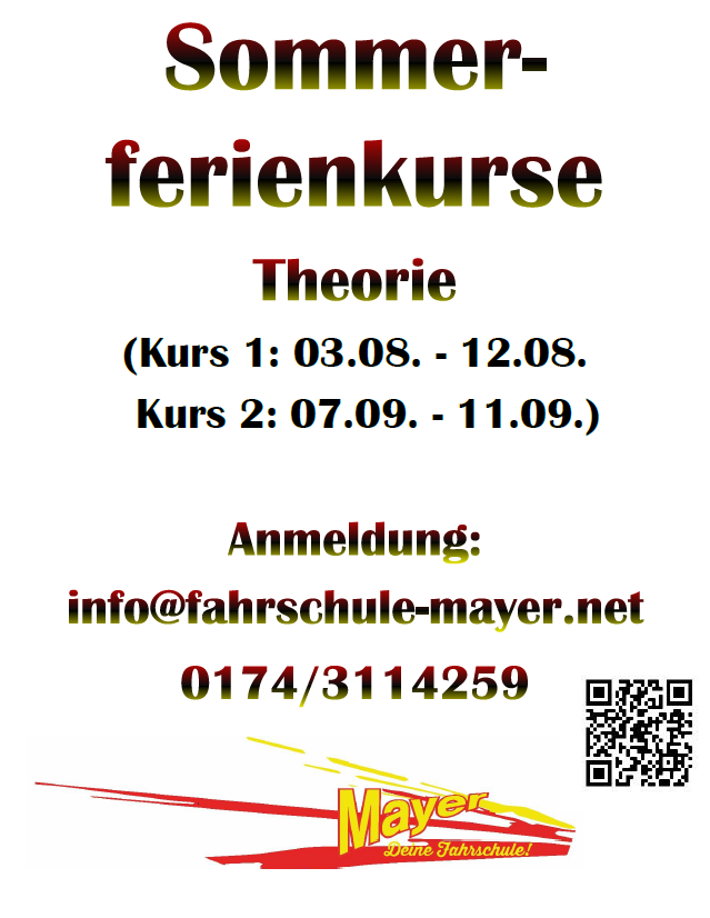 Fahrschule-Mayer-Sommerferienkurse-2026-Flyer